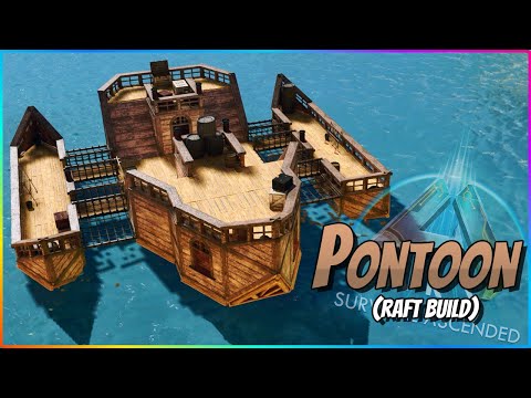 Ultimate Pontoon Raft Build Guide For Ark Survival: Ascended On All Platforms! 🚣‍♂️
