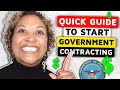 Government Contracting Quick Guide For Beginners | Government Contracting
