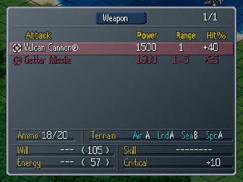 Super Robot Wars Alpha Gaiden Japan Translated En mp4 HYPERSPIN SONY PSX PS1 PLAYSTATION NOT MINE VI