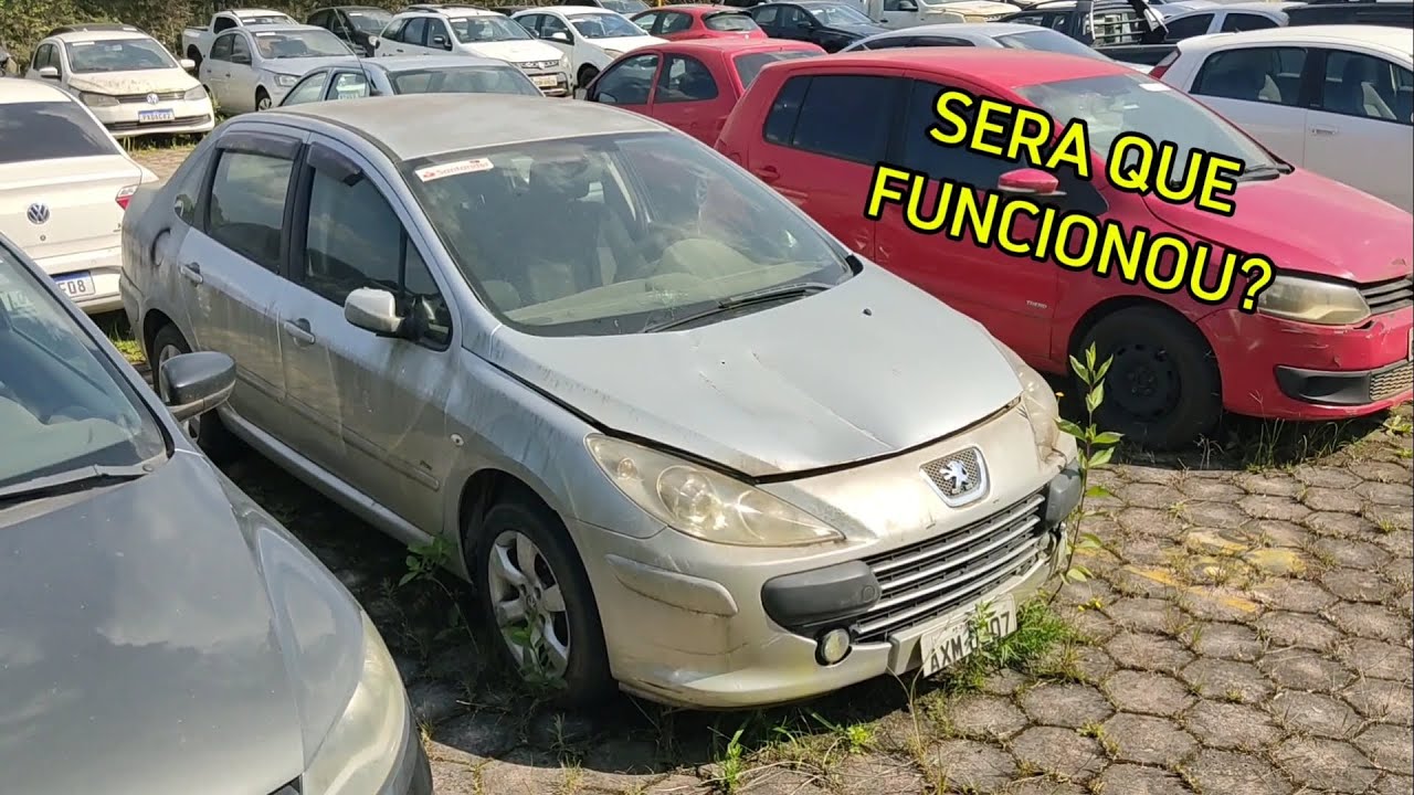 COMPRAMOS UM PEUGEOT ABANDONADO NO LEILÃO,BORA BUSCAR... SERÁ QUE FUNCIONOU?