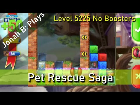 Pet Rescue Saga Level 5225 No Boosters