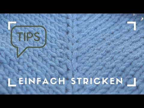 RAGLAN ZUNAHMEN STRICKEN | RECHTS UND LINKS GENEIGT AUS DEM QUERFADEN ZUNEHMEN