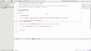 Download the video "C++ Unit 3 Demo 5 - For Loop Basics"