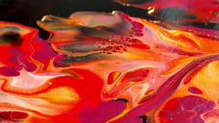 Adding BEAUTIFUL GOLD LEAF to painting | Check out how gold leaf adds finishing touch to fluid art❤️