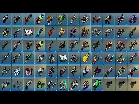 Pixel Gun 3D - Using All Back Up Weapons Challenge