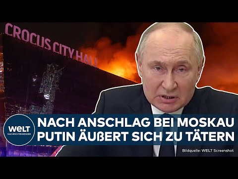 MOSKAU: Nach Anschlag auf Konzerthalle! Wladimir Putin nennt Details  - doch eine Frage bleibt