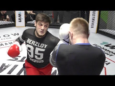 Бой Пулемётчик vs Моряк реванш по боксу после голых кулаков!