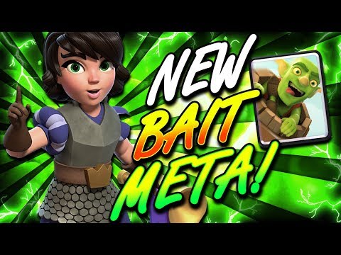 NEWEST LOG BAIT DECK IN CLASH ROYALE!! DESTROYS LADDER META!!
