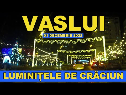 Luminitele de CRACIUN la #VASLUI