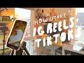How I Make Aesthetic Instagram Reels Tiktoks As An Artist Filming Editing Monetization