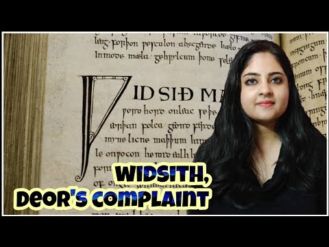 Widsith | The Complaint of Deor | Anglo Saxon Poetry | English Literature