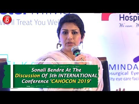 Sonali Bendre At The Discussion Of 5th International Conference 'CAHOCON 2019'