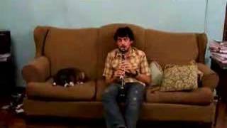 jazz clarinet - blue monk