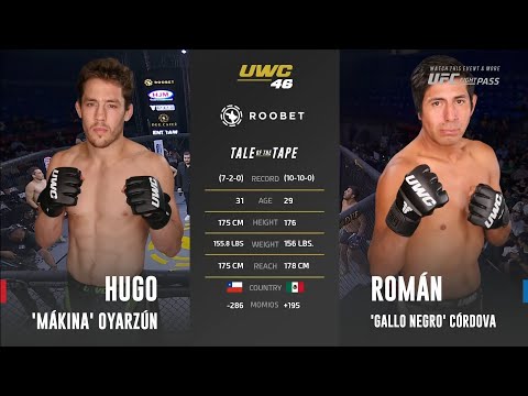 Hugo Oyarzun VS Roman Cordova Co Main Event UWC46 #uwc46 #uwc #wrestling #mma #ufc #ufcfightpass