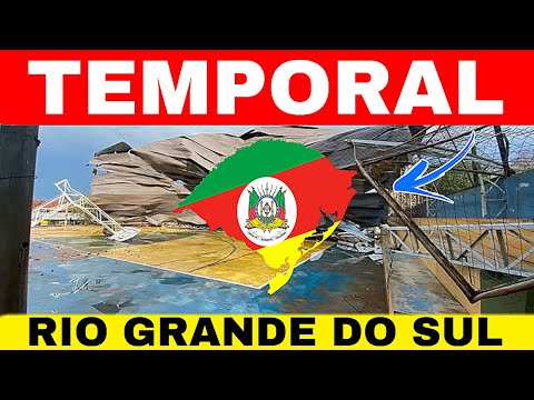 🚨FORTE TEMPORAL neste MOMENTO no RIO GRANDE DO SUL- veja imagens 😱😱