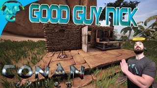 Armor and Tools for the Crews - Best Tribe Mate EVER!  Conan Exiles S2E2