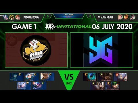 TEAM RIMO VS YANGON GALACTICOS [GAME 1] 06 JULY 2020 [GROUP B]| RAZER SEA-INVITATIONAL 2020