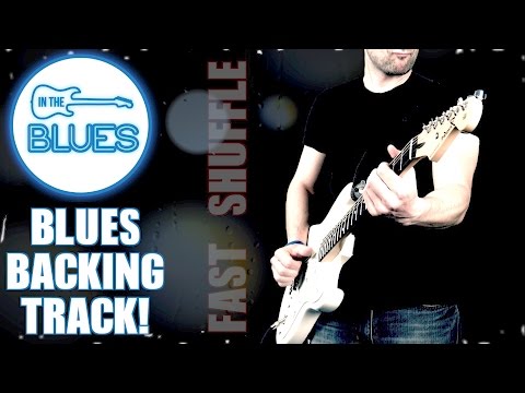 Classic Fast Chicago Blues Shuffle Backing Track in G for Lead Guitar (Real Instruments)