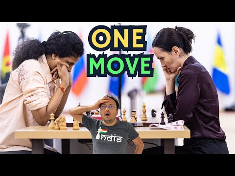 One move and it all turned around | Harika vs Kateryna Lagno | FIDE World Cup 2025