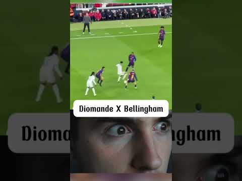 Crazy Skill Diomande & Belingham 😱 #realmadrid #elclasico #shorts