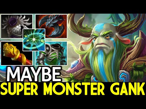 MAYBE [Nature's Prophet] Insane Hero Mid Super Monster Gank Dota 2