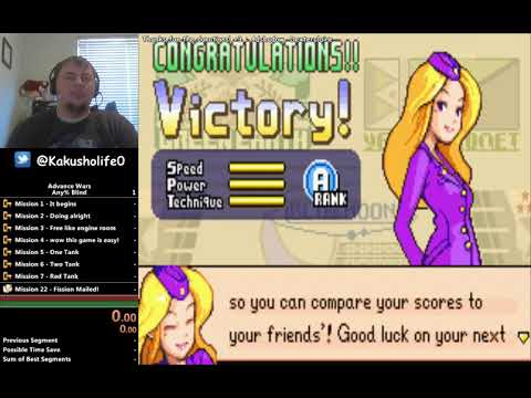 Advance Wars Blind Race with Linkdeadx2!