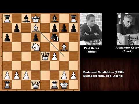 Paul Keres vs Alexander Kotov - Budapest Candidates (1950)
