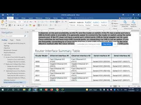 cin2103 Lab 1, 5   Build a Switch and Router Network
