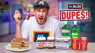 Taste Testing Hilarious ALDI DUPES vs Original Brands