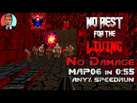 [World Record] No Damage Speedrun of No Rest For The Living Map 06 in 0:55
