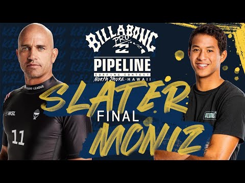 Kelly Slater vs Seth Moniz FINAL - FULL HEAT REPLAY Billabong Pro Pipeline