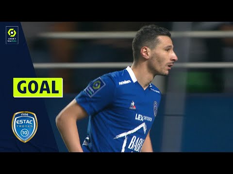 Goal Yoann TOUZGHAR (90' - ESTAC) ESTAC TROYES - OLYMPIQUE DE MARSEILLE (1-1) 21/22
