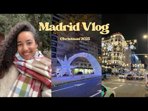 Christmas in Madrid 2025 🎄 | Christmas Lights Madrid 4K | Madrid Walking Tour