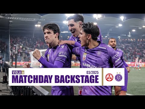 Matchday Backstage: GAK - Austria Wien 1:2 (03/2025) #violatv #faklive #veilchen