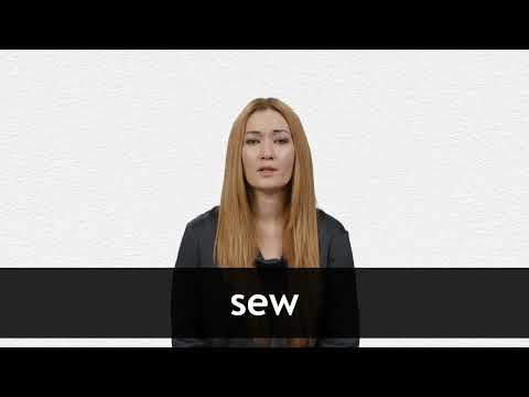 How to pronounce SEW in American English