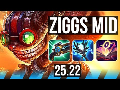 ZIGGS vs SYNDRA (MID) | NA Grandmaster | 25.22
