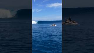 ROGUE WAVE Strikes Tahiti and SURFER SENDS IT