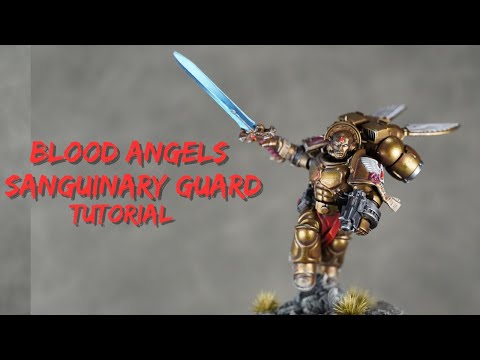 How to paint Blood Angels Sanguinary Guard