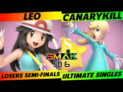 SMAK-SD6 Losers Semi-Finals - Leo (Pokemon Trainer) vs. CoK | CanaryKill (Rosalina & Luma) - SSBU