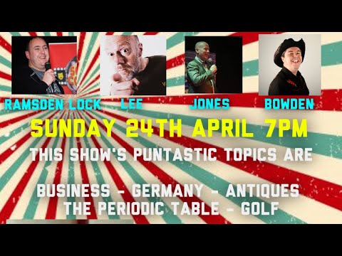 UK Pun Off (Ep#71 Host Stevie Vegas feat. Nathan Ramsden-Lock, Rory Jones, Ian Bowden & Julian Lee)