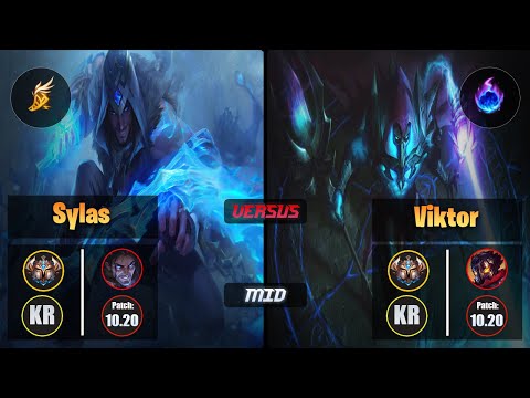 Challenger SYLAS [Fleet Footwork] (Mid) VS  VIKTOR - Challenger KR Patch 10.20
