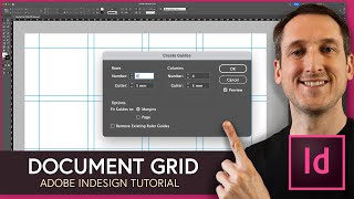 How To Create a Document Grid in Adobe Indesign