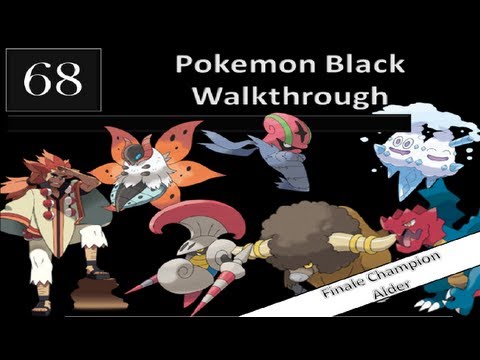 Pokemon Black Walkthrough Part 68 Finale Champion Alder