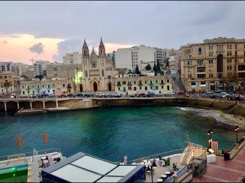 St. Julian's, Malta. (Ianuarie 2016. HD)