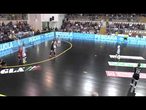 Pescara-Kaos 5-3, highlights gara1 finale scudetto