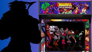 MARVEL SUPER HEROES vs STREET FIGHTER (ARCADE ) HOW TO UNLOCK ALL SECRET CHARACTERS #arcadegames