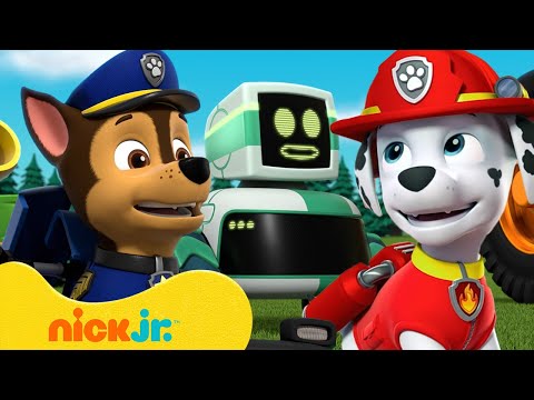 PAW Patrol Robot Recues! 🤖 10 Minute Compilation | Nick Jr.
