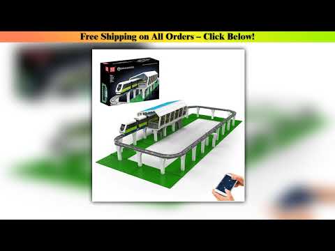 Mould King 12040 Technical Car Toys The RC Italian Marconi Express Light Rail Train Building Block