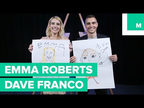 Emma Roberts and Dave Franco Draw Each Other