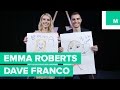 Emma Roberts And Dave Franco Draw Each Other